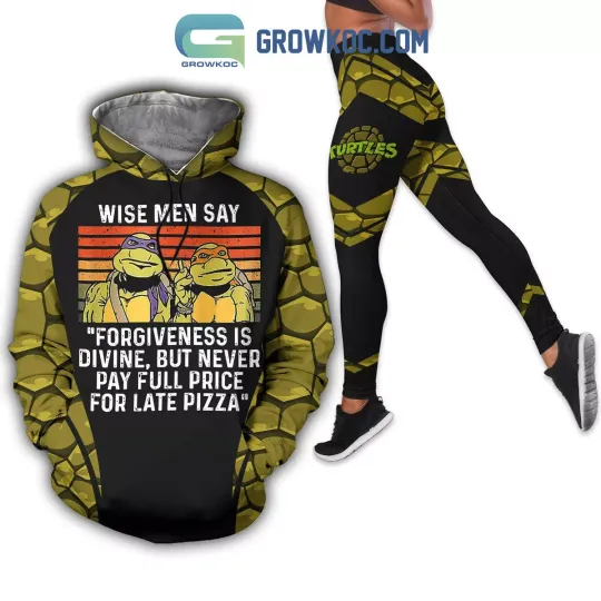 Discover Hoodie Leggings Set Turtles Wise Men Say Forgiveness Is Divine But Never Pay