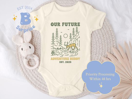 Discover Adventure Buddy Onesie | National Park Camping Pregnancy