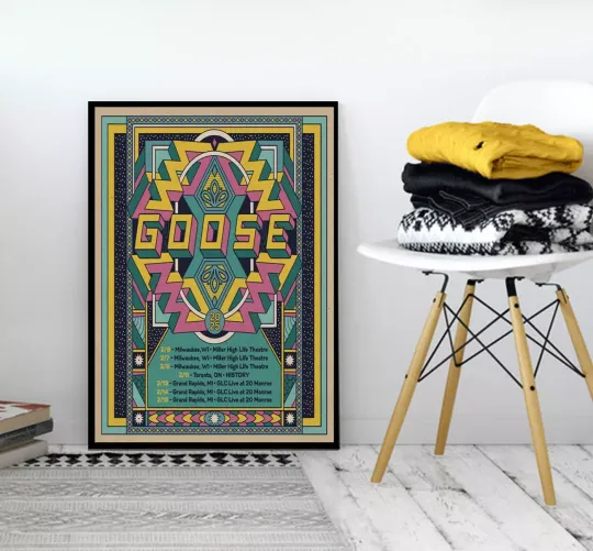 Discover Goose Winter Tour 2025 Poster, Poster Gift Fans