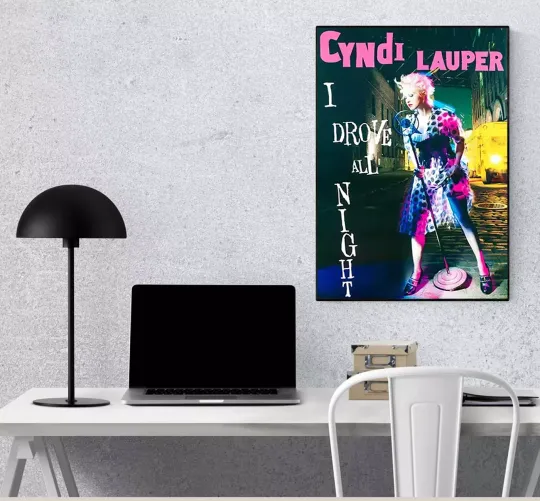 Discover Cyndi Lauper I Drove All Night album Poster, Gift Fans