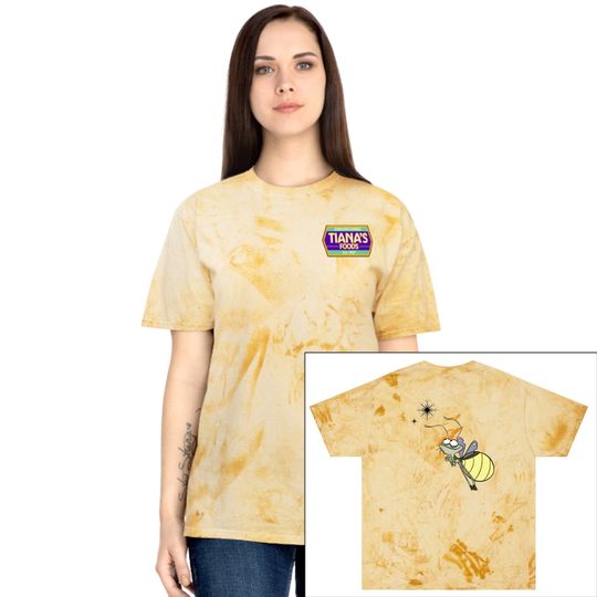Discover Tiana's Foods With Ray Back Cream Unisex Color Blast T-Shirt