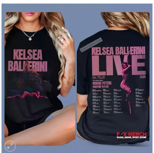 Discover Kelsea Ballerini Live On Tour 2025 Unisex T-Shirt