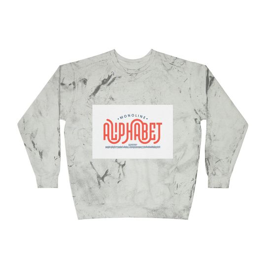 Discover Unisex Color Blast Crewneck Sweatshirt
