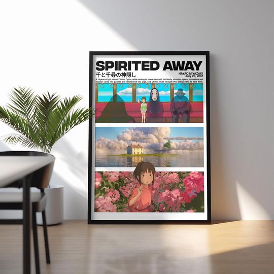 Discover Spirited Away Poster - Classic Anime Movie Art Print