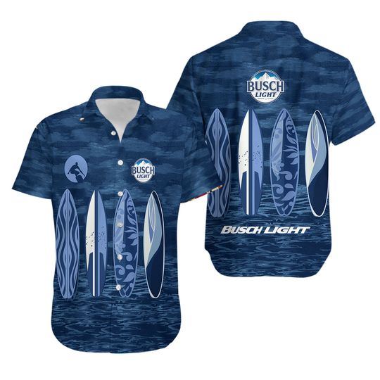 Discover Busch Light Surfing Hawaii Shirt