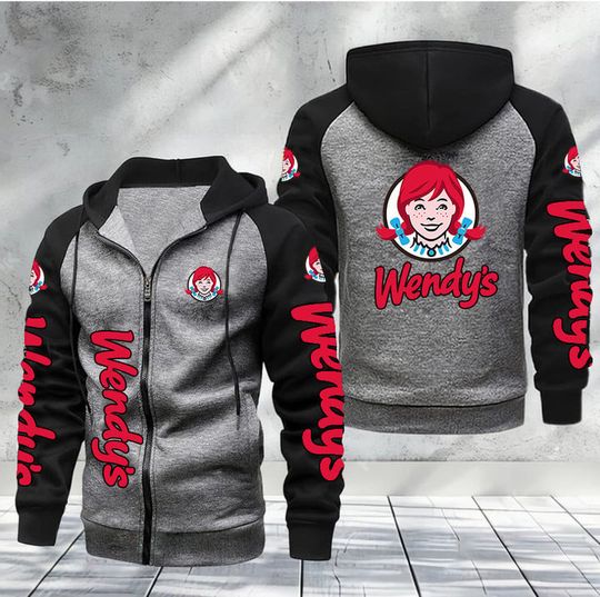 Discover Wendy's Men's Raglan Full Zip Hoodies XTP114
