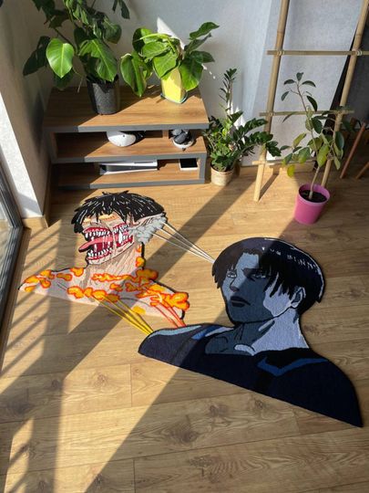 Discover Attack on Titans Tufted Rug and Moving Parts Carpet