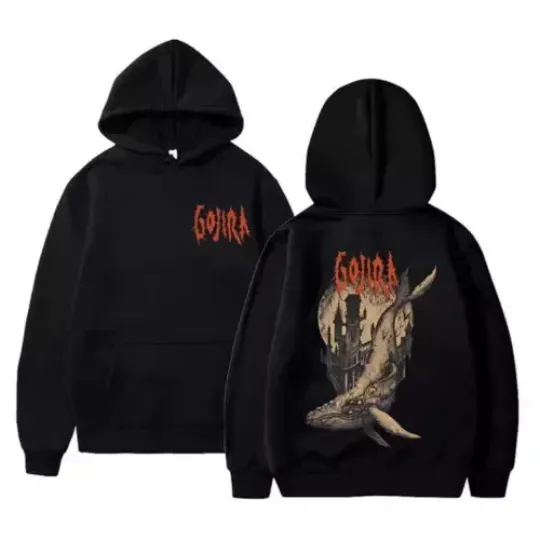 Discover Gojira From Mars To Sirius Flying Whales Hoodie For Fans
