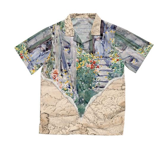 Discover Middle East Art Hawaiian Shirt, Middle East Flowers Pattern Shirt, Hawaiian Shirt