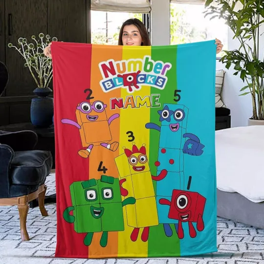 Discover Numberblocks Blanket Personalized Numberblocks Blanket