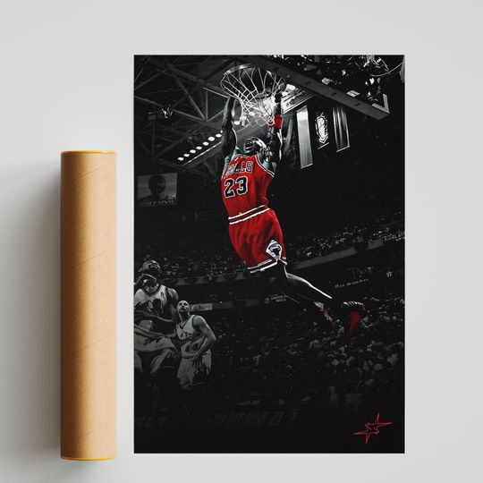 Discover Michael Jordan Poster - Iconic Sports Print