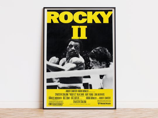 Discover Rocky II - Movie Poster | Digital Download | High Quality Ready To Print