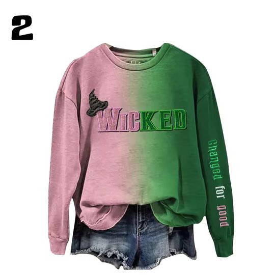 Discover Wicked Sweatshirt Glinda & Elphaba 3D Sweater