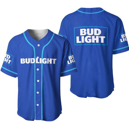 Discover Bud Light Baseball Jersey Shirt, Jersey Lover Beer