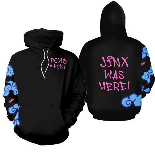 Discover Jinx Tattoos Hoodie, Arcane, League of Legends, Arcane Merch, Jinx Cosplay 3D Hoodie