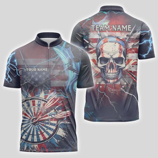 Discover Personalized Patriotic Dart Jersey
