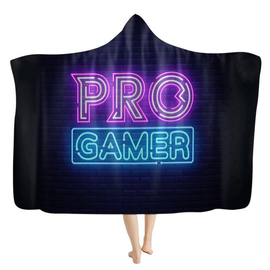 Discover Pro Gamer Hooded Blanket, Custom blanket