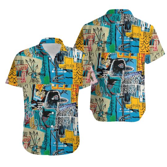 Discover Strokes Pattern Empire With All Hawaiian, Summer Party Shirt, Buttom Down Shirt