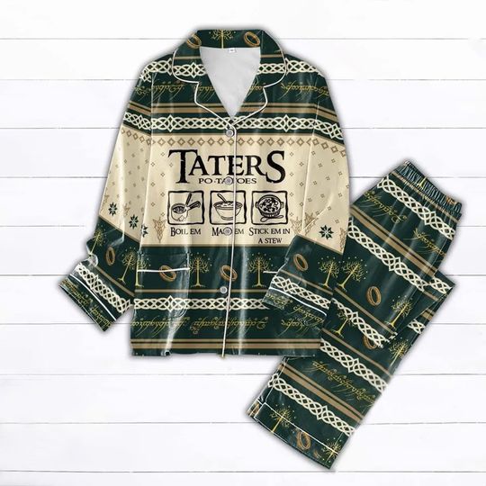 Discover Lord Of The Ring Pajamas, Potato Taters Pajamas, Movie Pajamas, Lord Of The Ring Gift