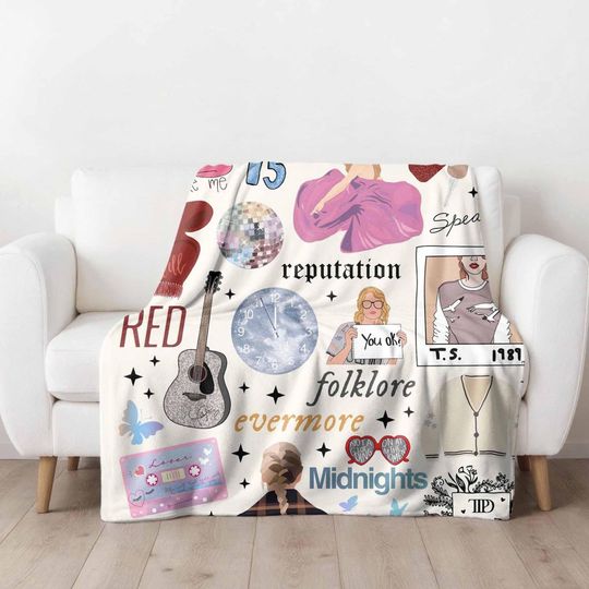 Discover Pop Star Blanket, CREAM Singer Minky Blanket, Taylor Blanket