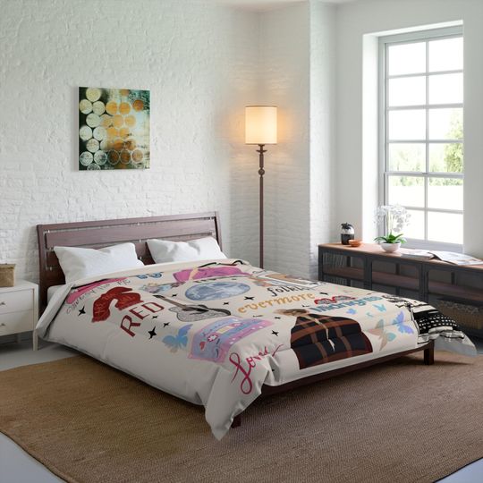 Discover Taylor Bedding Set | Gift for child| Birthday Gift| Birthday Girl| TS Blanket| Teen Gift
