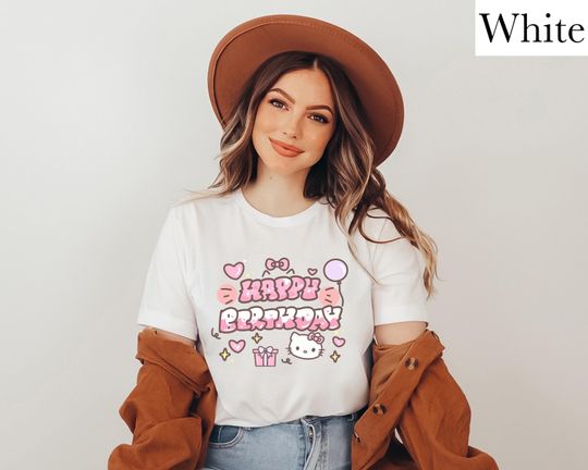 Discover Kitty Shirt Matching Shirt, Hello Cat Shirt, Kawaii Shirt, Kitty Group Shirt, Hello Cat Birthday Shirt