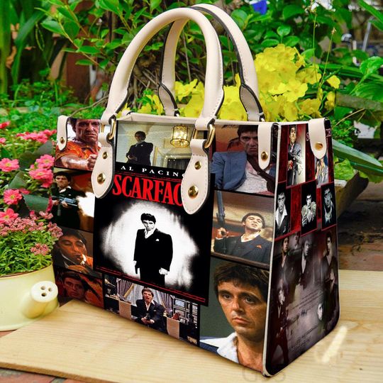 Discover Al Pacino Leather HandBag For Women Gift, Shoulder Bag, Crossbody Bag, Top Handle Bag