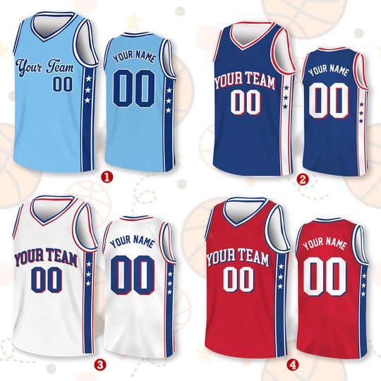 Discover Custom Basketball Jersey Team Name & Number, Basketball Jersey Team