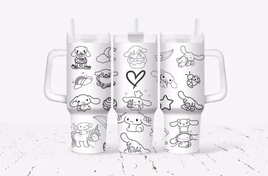 Discover 40oz Cinnamon Kids Fall tumbler with handle