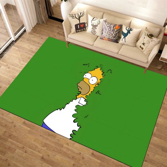 Discover The Simpsons Green Rug for Home
