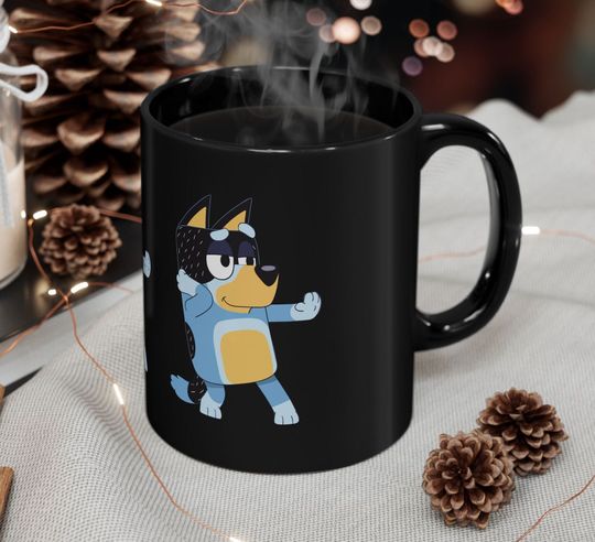 Discover Playful Dog Cartoon Mug | Fun Pet Lover Gift, Cute Coffee Cup