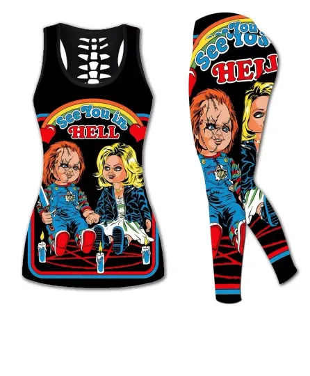 Discover Hollow Tanktop or Legging for Fan /Chuckie-For Women