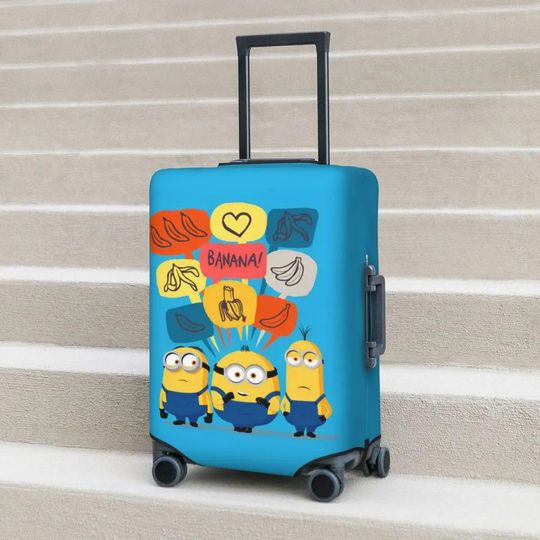 Discover Minion Luggage Cover  Stylish and Protective Suitcase Cover