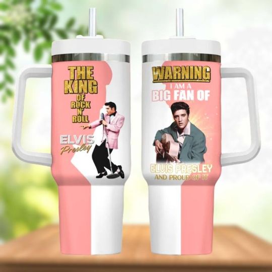 Discover Elvis Presley 40oz Tumbler, Elvis Music Tumbler Cup