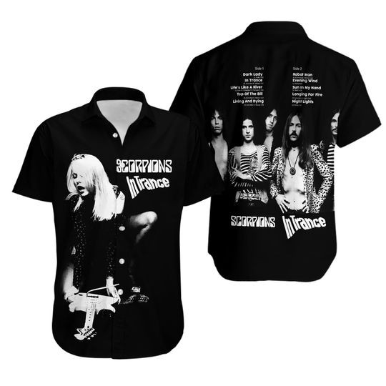 Discover In Trance Scorpions Music Band Halloween Hawaiian Shirt