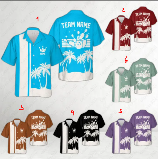Discover Personalized Tropical Bowling Hawaiian Shirt for Players