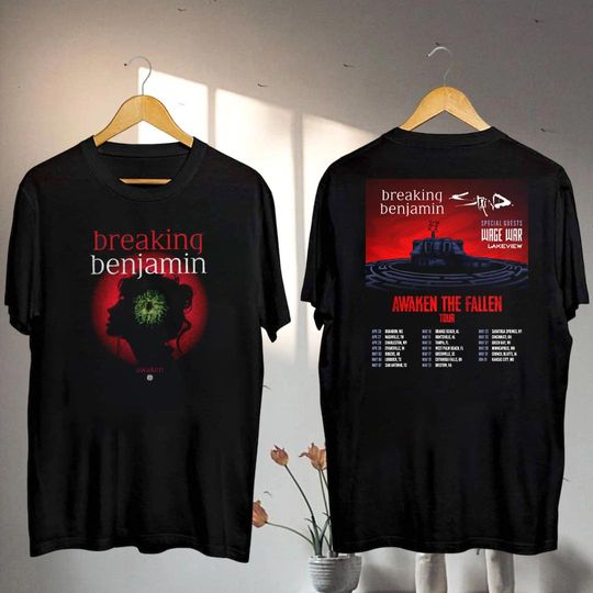Discover Breaking Benjamin 2025 Tour T-Shirt and Merchandise