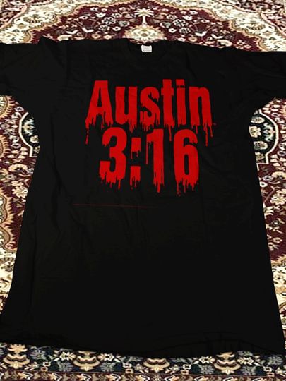 Discover Vintage Steve Austin1998 3 - 16 Blood From A Stone T Shirt