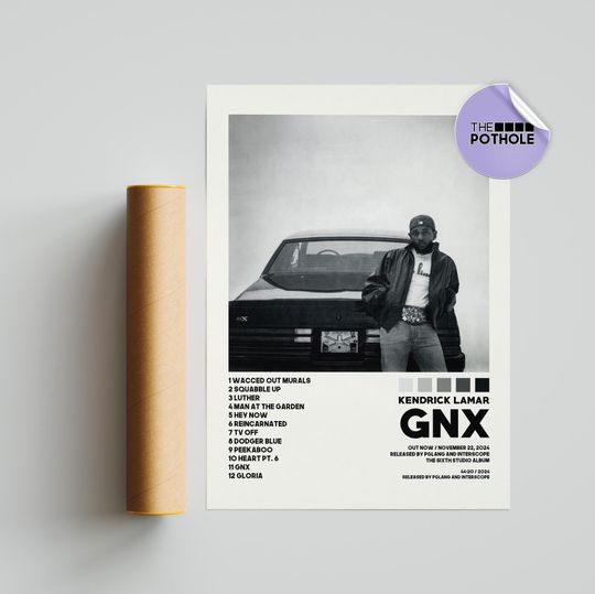 Discover Kendrick Lamar / Kendrick Lamar Posters / GNX Poster/ Album Cover
