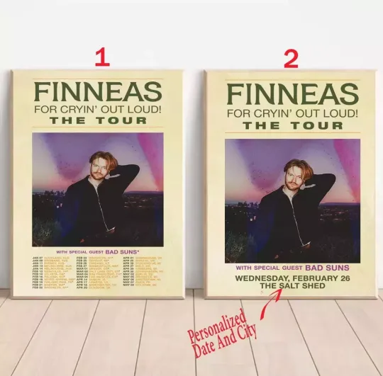 Discover Custom FINNEAS Cryin' Out Loud! The Tour 2025 Poster, Gift For Fans