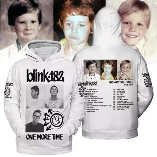 Discover B182 One More Time Album Out Now 2024 Hoodie