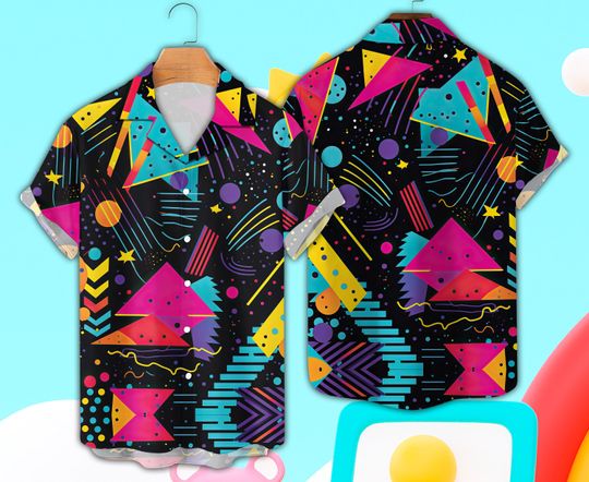 Discover 80s 90s Style Bowling Hawaiian Shirt, Summer Beach Button Down Shirt