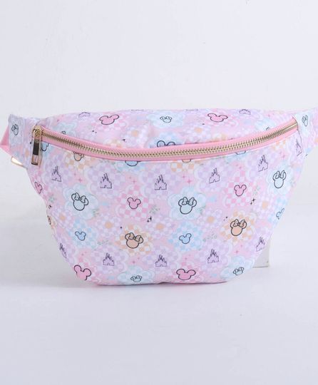 Discover NEW!! Jumbo Pastel Flower Fanny Pack |Castle bag | Checkered print