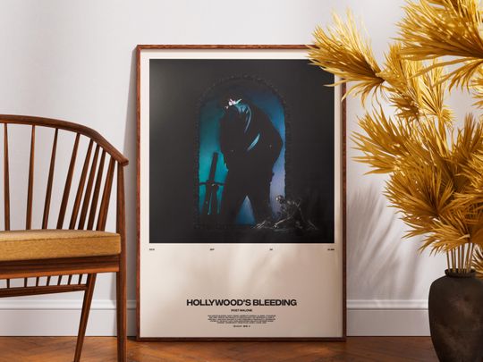 Discover Hollywood's Bleeding | Post Malone | Wall Art | Wall Prints | Home Decor