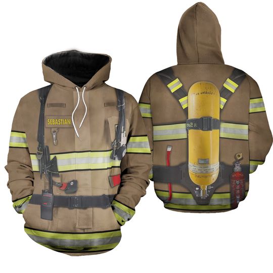 Discover Firefighter Uniform Full Over Print 3D Hoodie