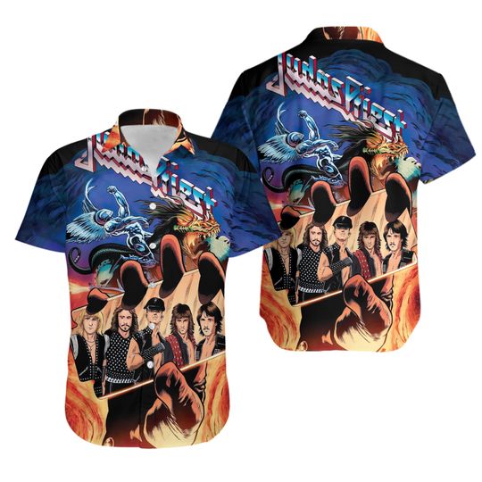 Discover Judas Priest Hawaiian Shirt, Beach Summer Aloha Shirt