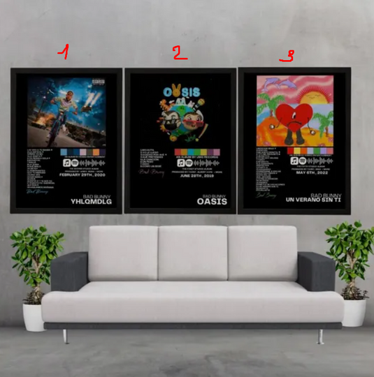 Discover Bad Bunny Album Cover Posters
