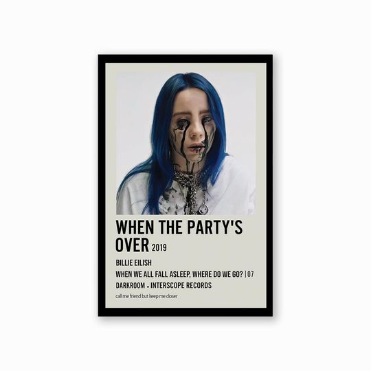 Discover Billie Eilish Album Cover Poster
