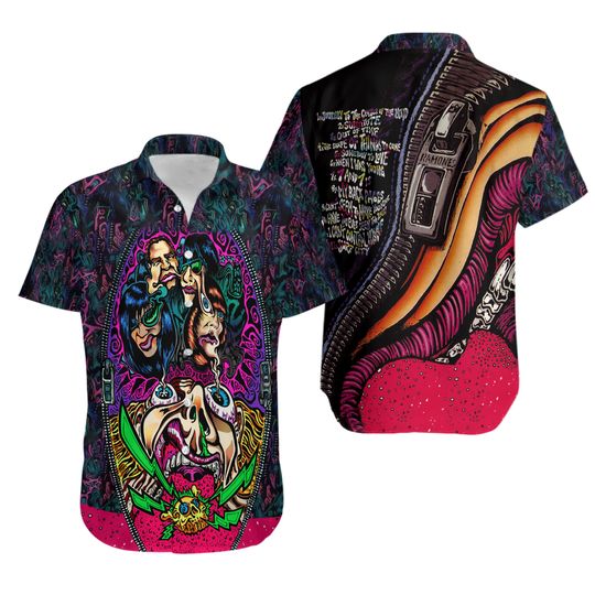 Discover The First Punk Rock Ramones Acid Eater Hawaiian Shirt