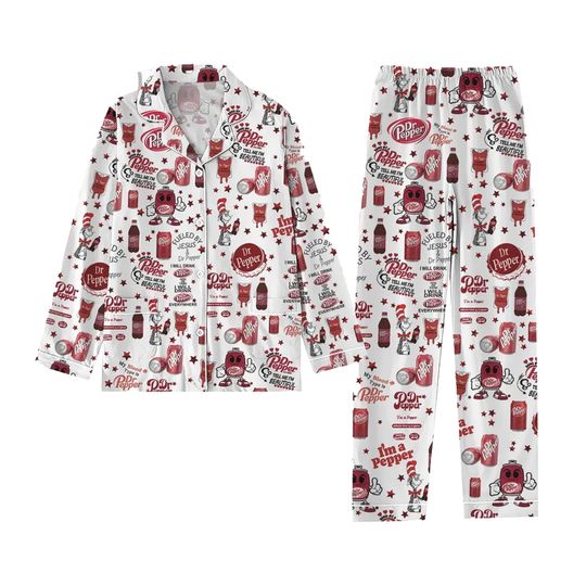 Discover Dr Pepper Christmas Pajamas Set
